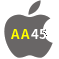 Aplicativo AA45 para iOS